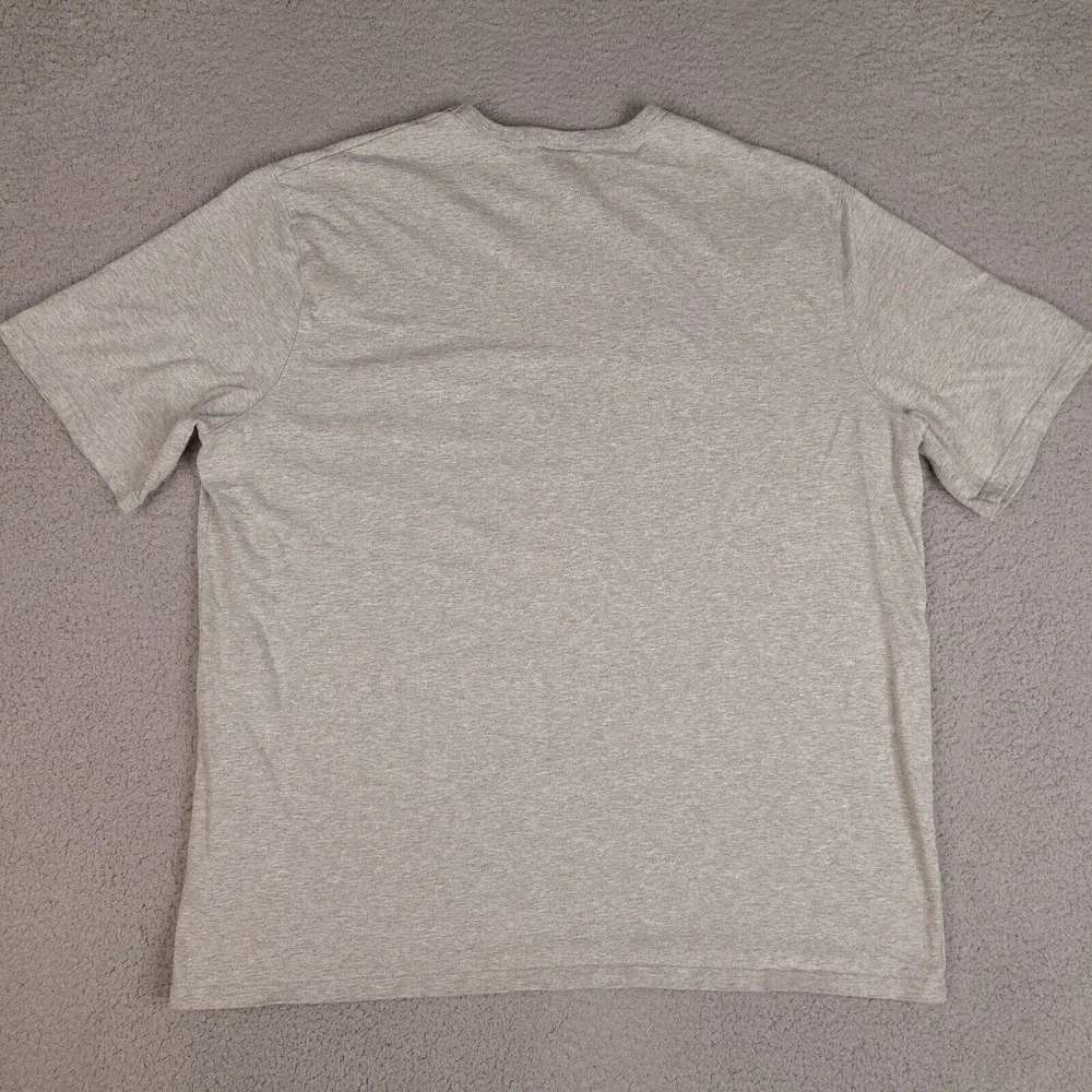 Champion T-Shirt Mens 3XL Gray Embroidered Script‎ Logo Short Sleeve - Picture 6 of 11